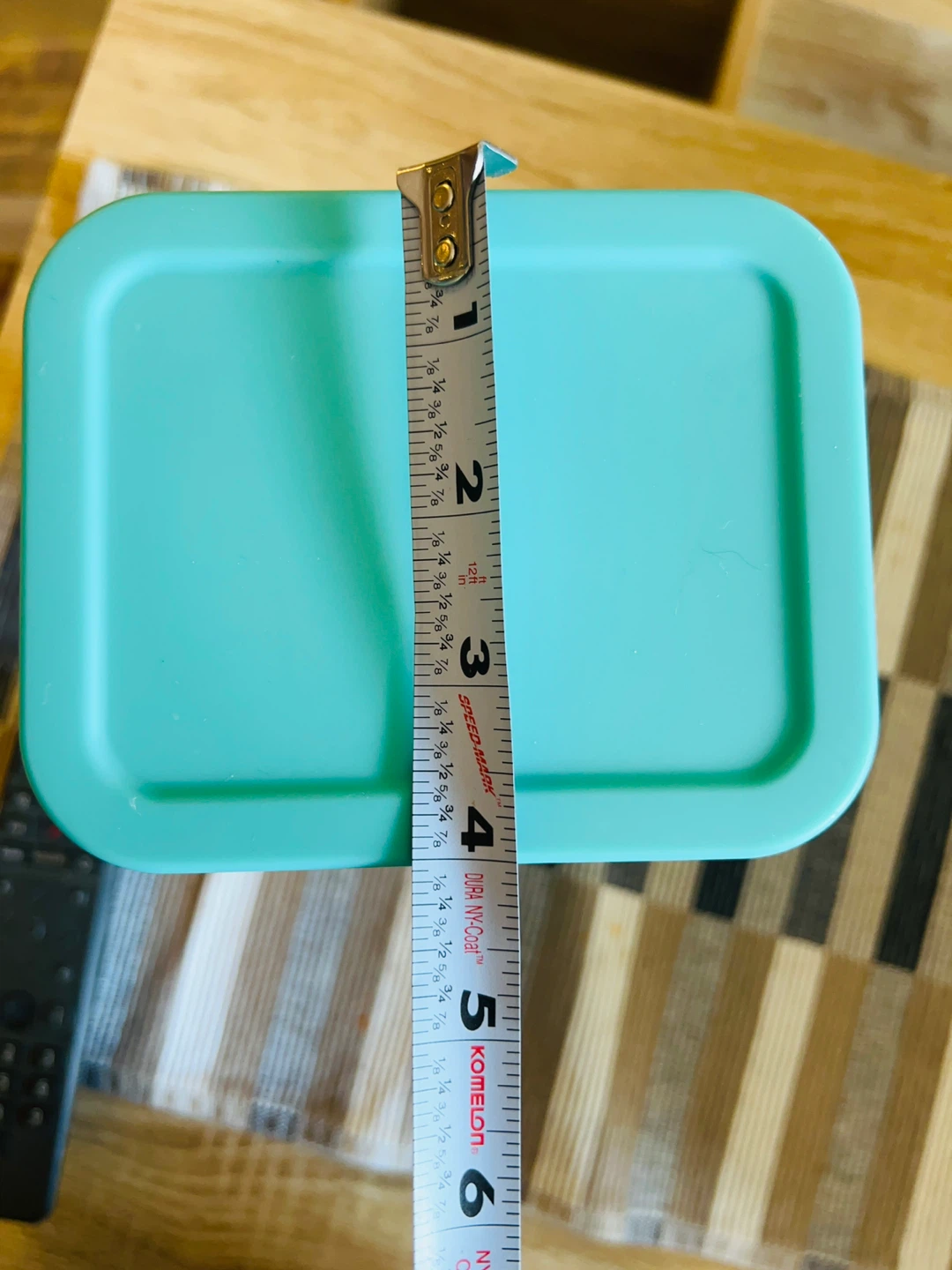 Teal asparagus/herb Storage Container with Lid - photo 4