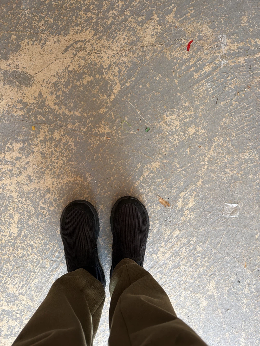 Black Slip-On Casual Shoes
