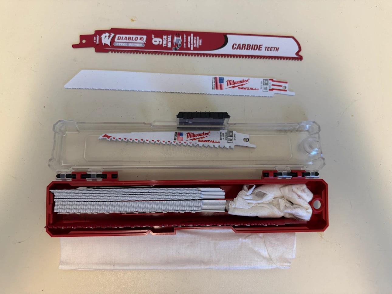 Milwaukee Sawzall Reciprocating Saw Blades Set