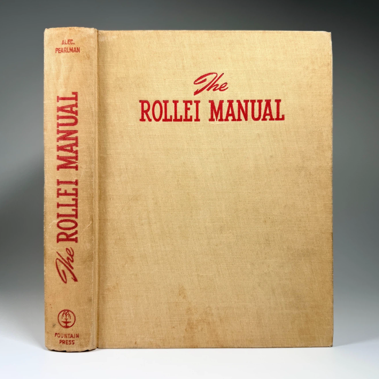 Vintage 1953 Rollei Manual Book