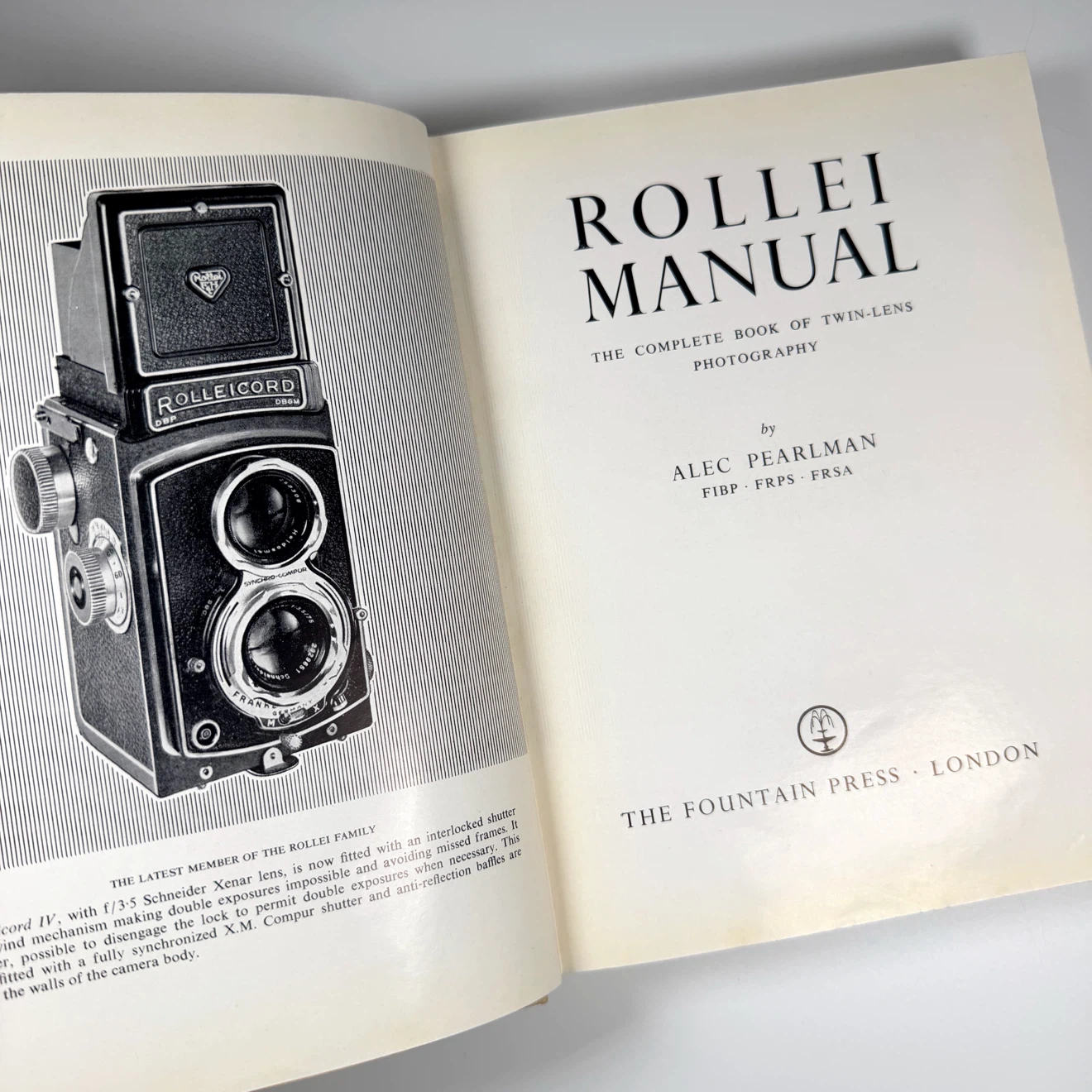 Vintage 1953 Rollei Manual Book - photo 4