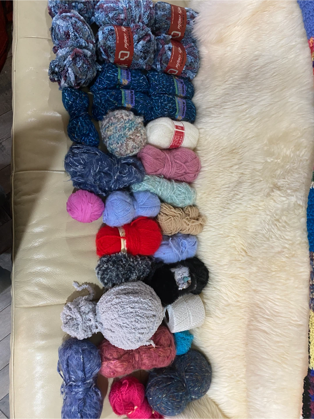 Assorted Yarn Skeins