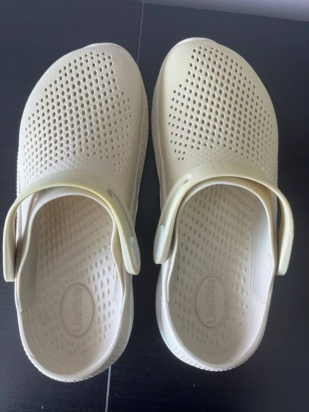 Crocs LiteRide Clogs Beige Size M7 W9 - photo 2