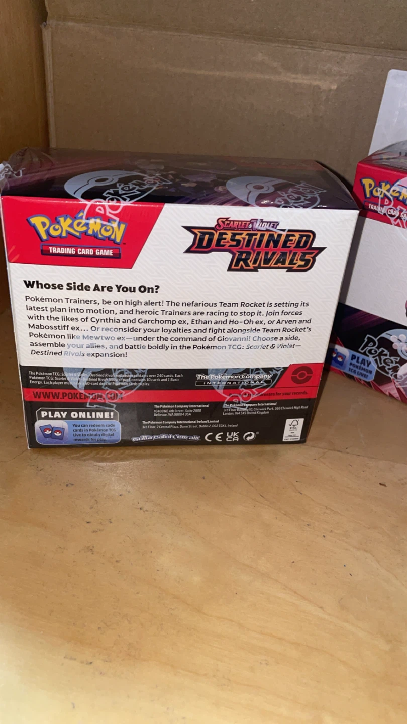 Pokémon Scarlet & Violet: Destined Rivals Booster Box - photo 2
