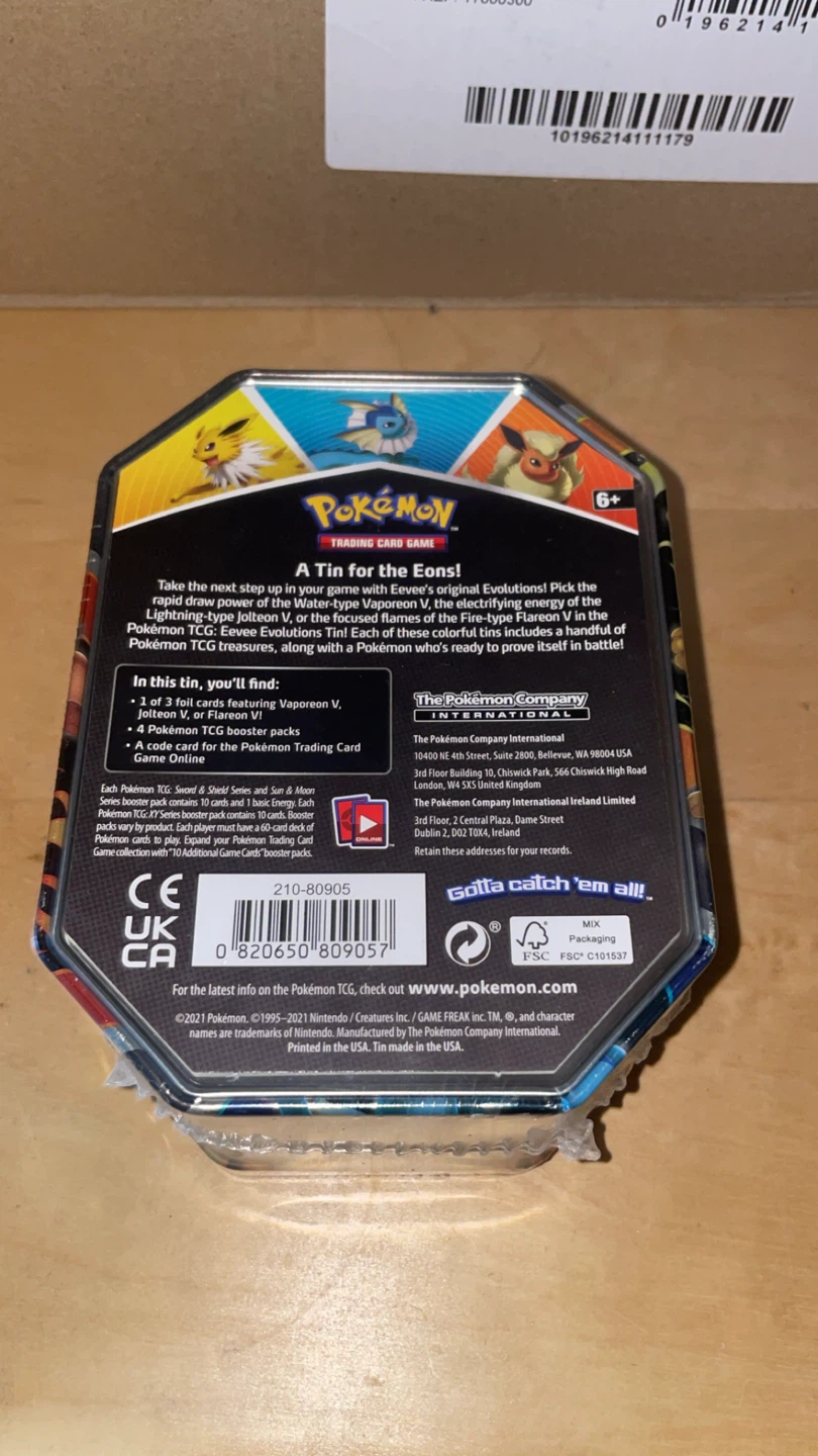 Pokémon Trading Card Game Flareon Tin - photo 2
