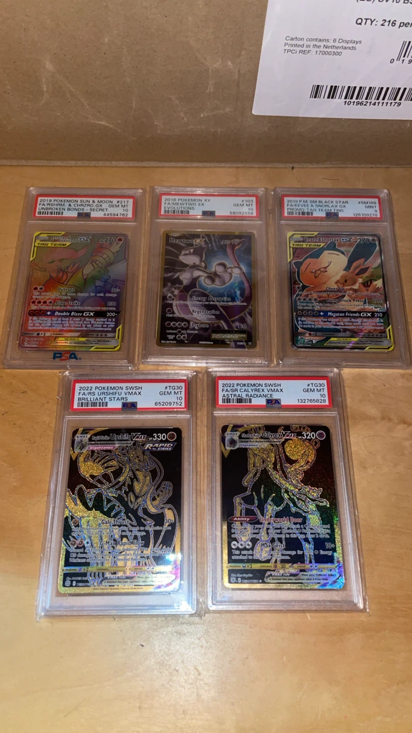 Pokemon psa 9-10 slabs - photo 2