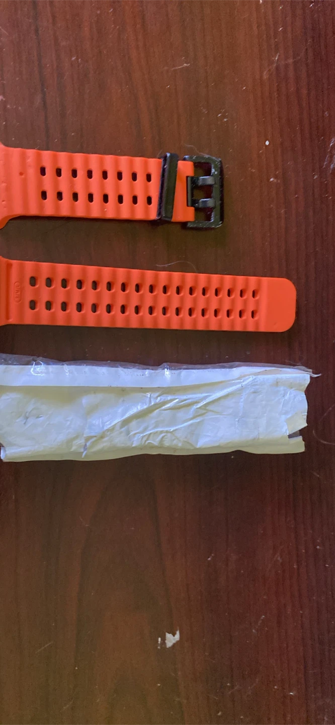 Orange Silicone Watch Band
