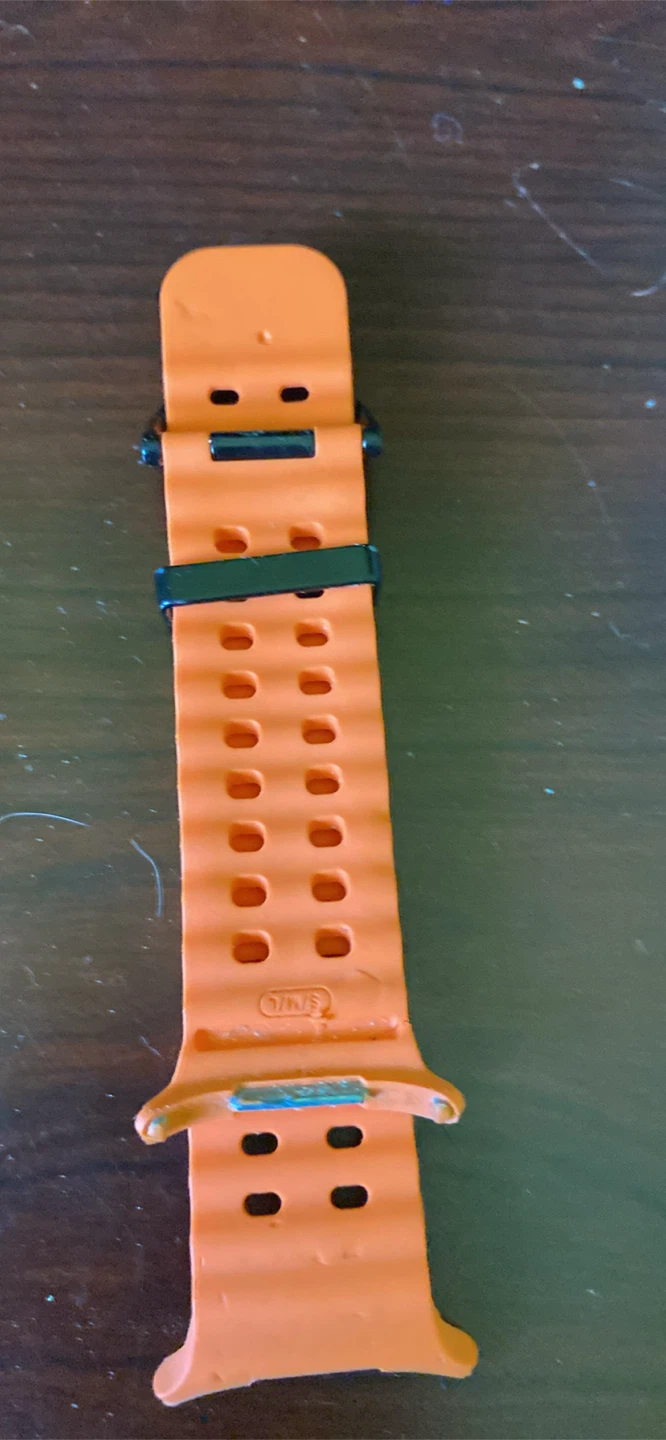 Orange Silicone Watch Band - photo 4
