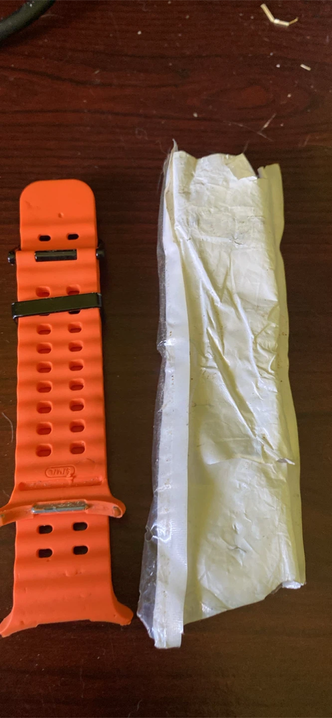 Orange Silicone Watch Band - photo 5