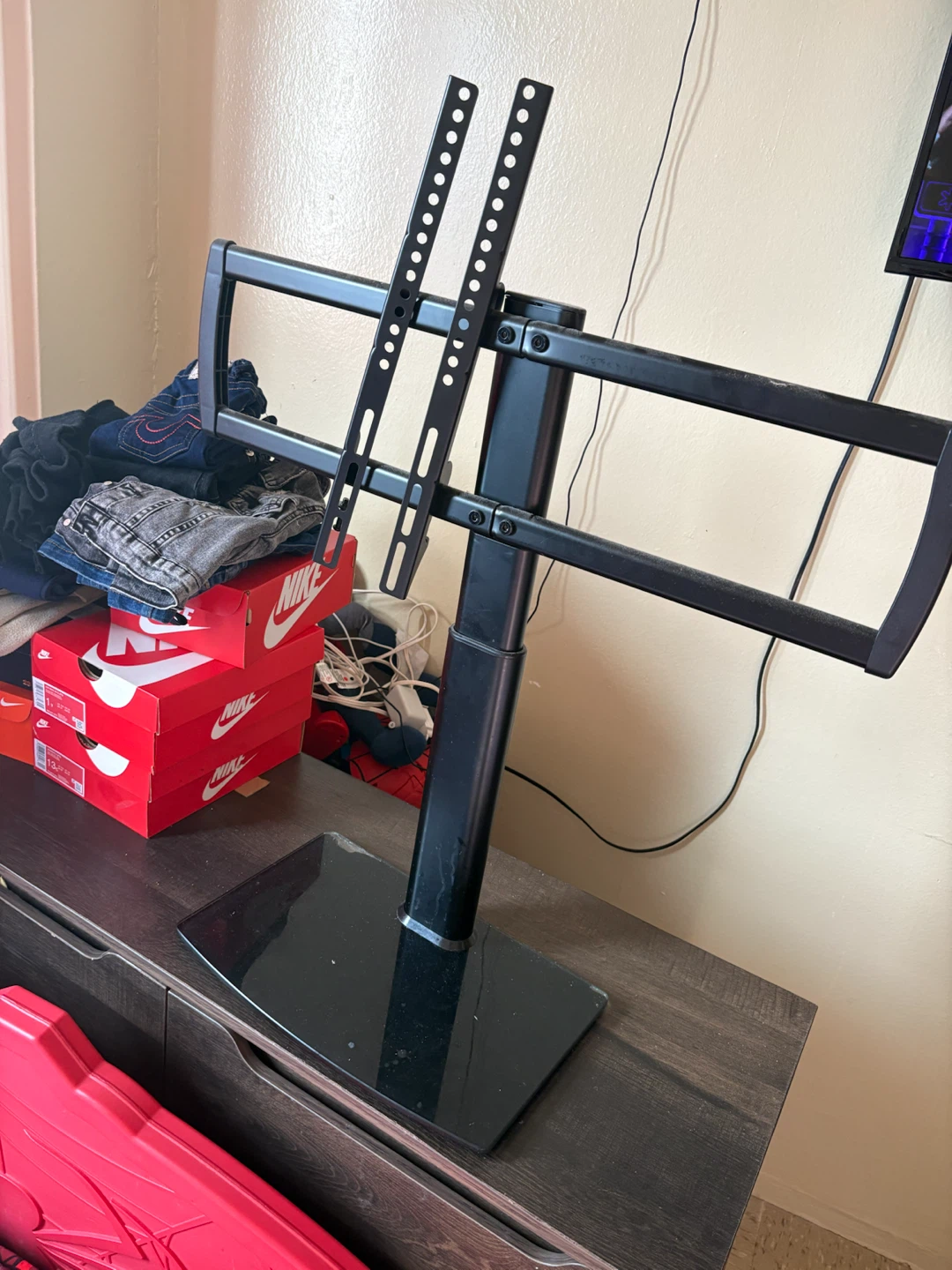 Black TV Stand Mount