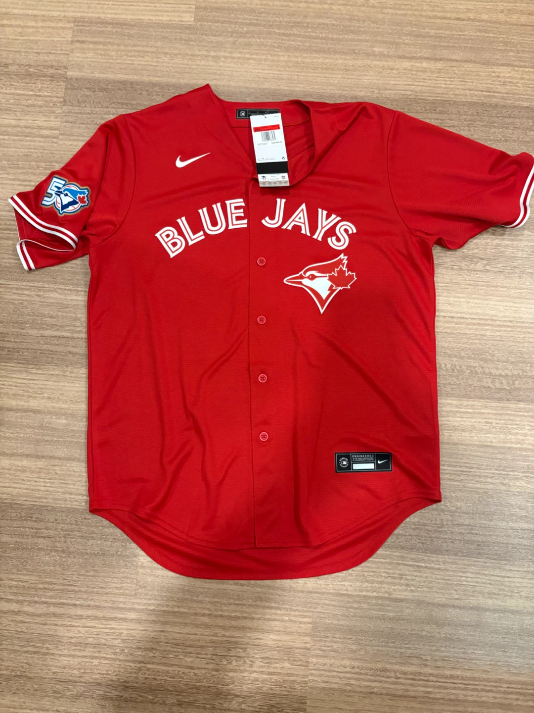 Nike Toronto Blue Jays Red Baseball Jersey L
