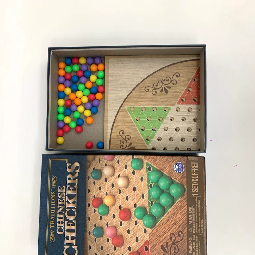 Chinese Checkers Board Game Family Game Complete Traditions Set - photo 2
