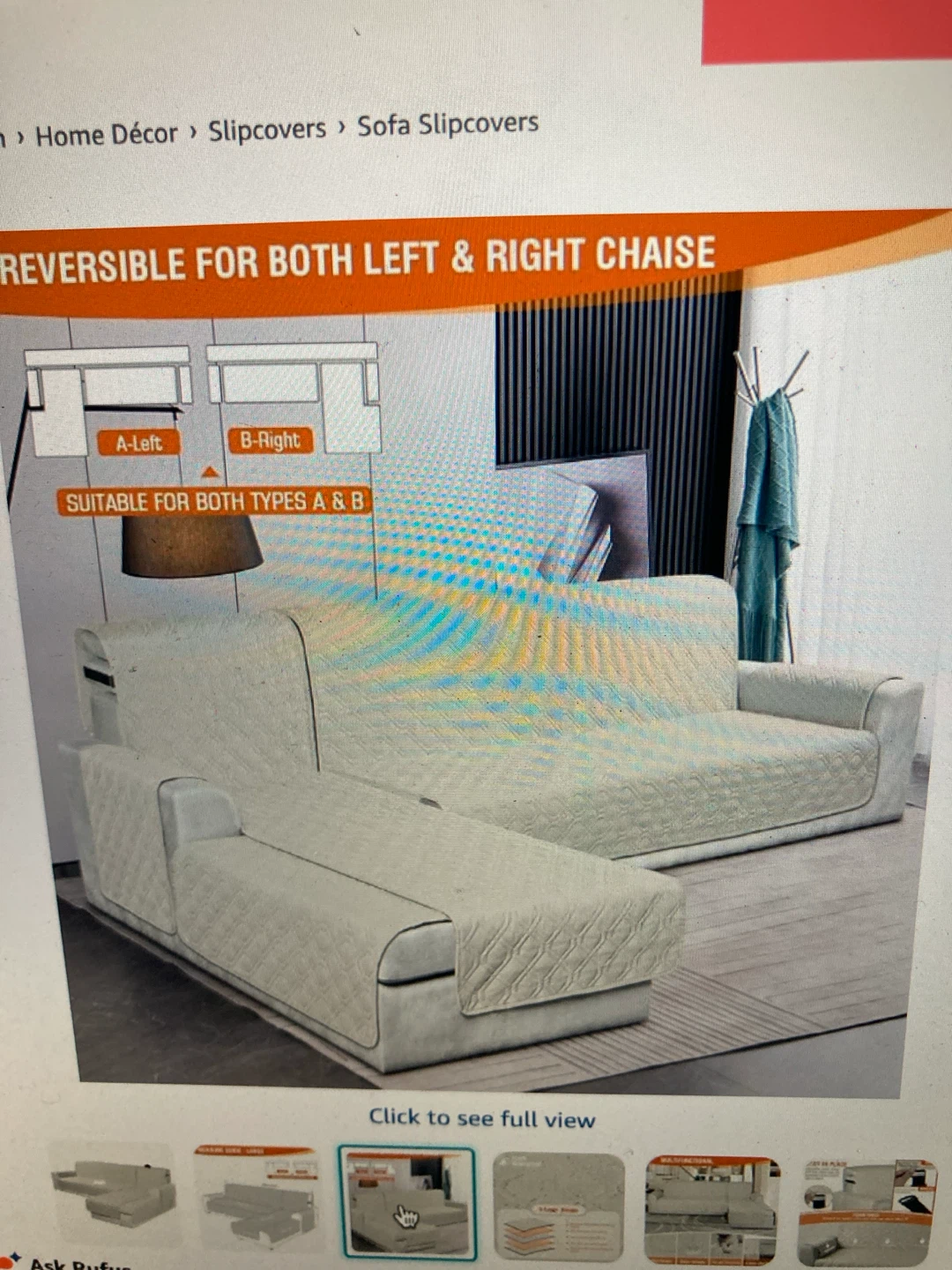 Brand  new couch cover