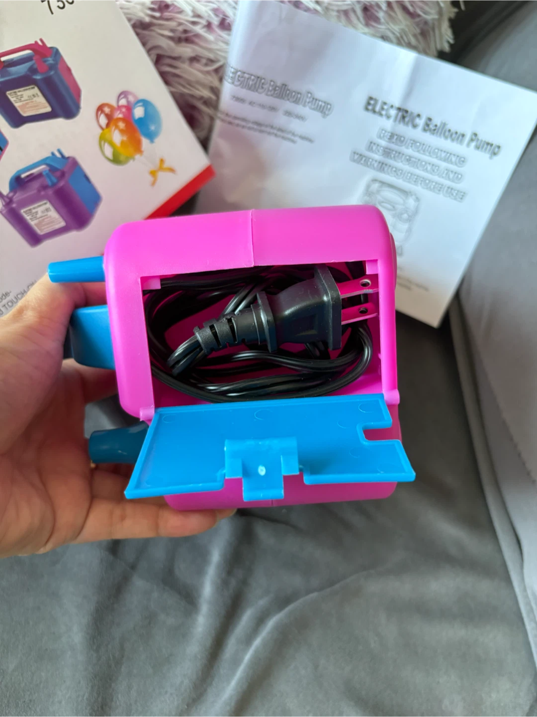 Pink Electric Balloon Pump - photo 3