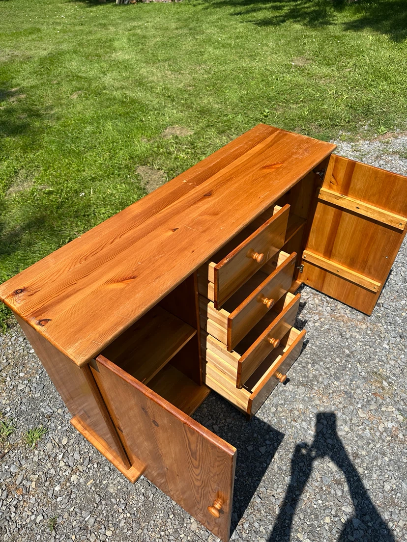 Solid Pine Rustic  Sideboard / Buffet Cabinet (CAN DELIVER) - photo 3