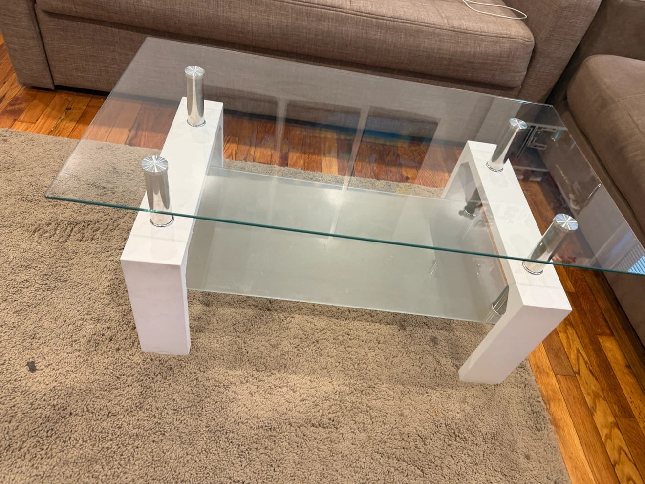 Modern Glass Coffee Table - photo 2