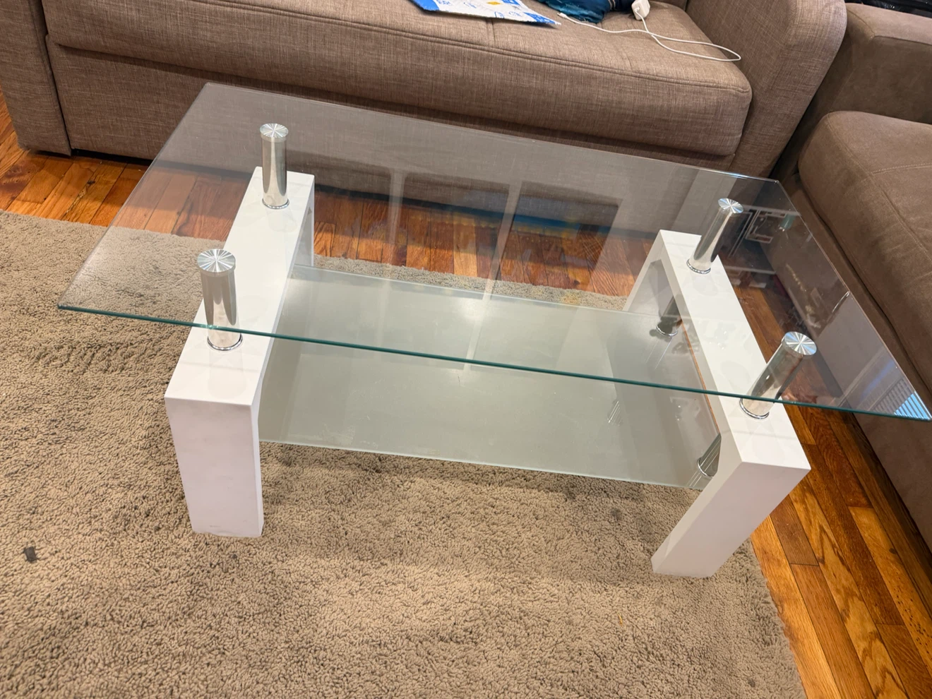 Modern Glass Coffee Table - photo 3