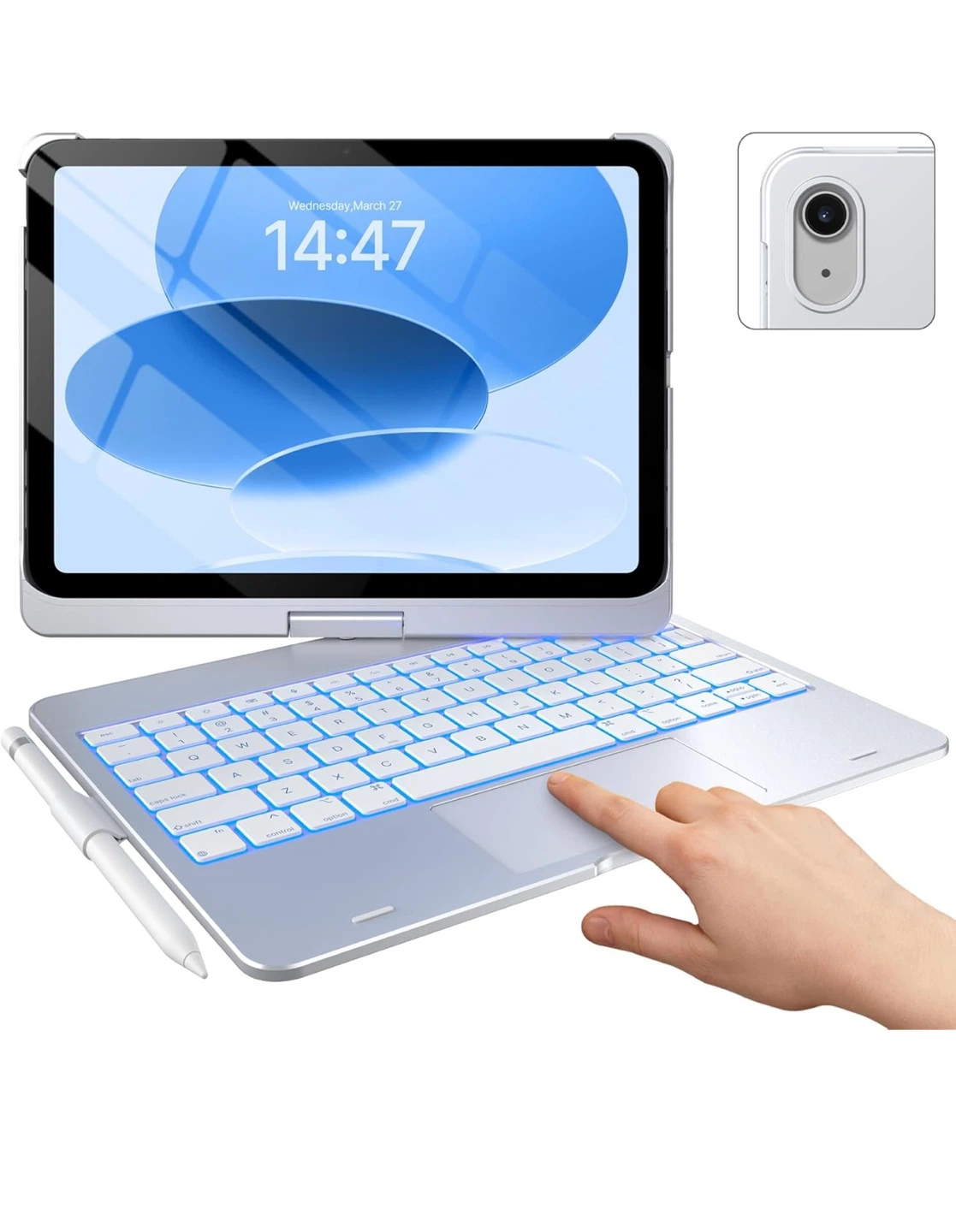 Typecase Flexbook Touch 7-in-1 Wireless Keyboard Case - photo 3