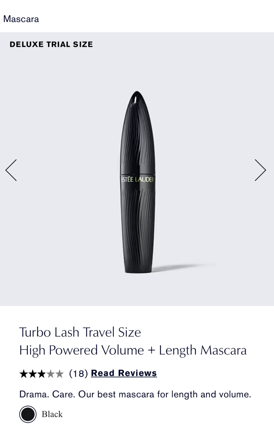 Estée Lauder Turbo Lash Travel Size Mascara
