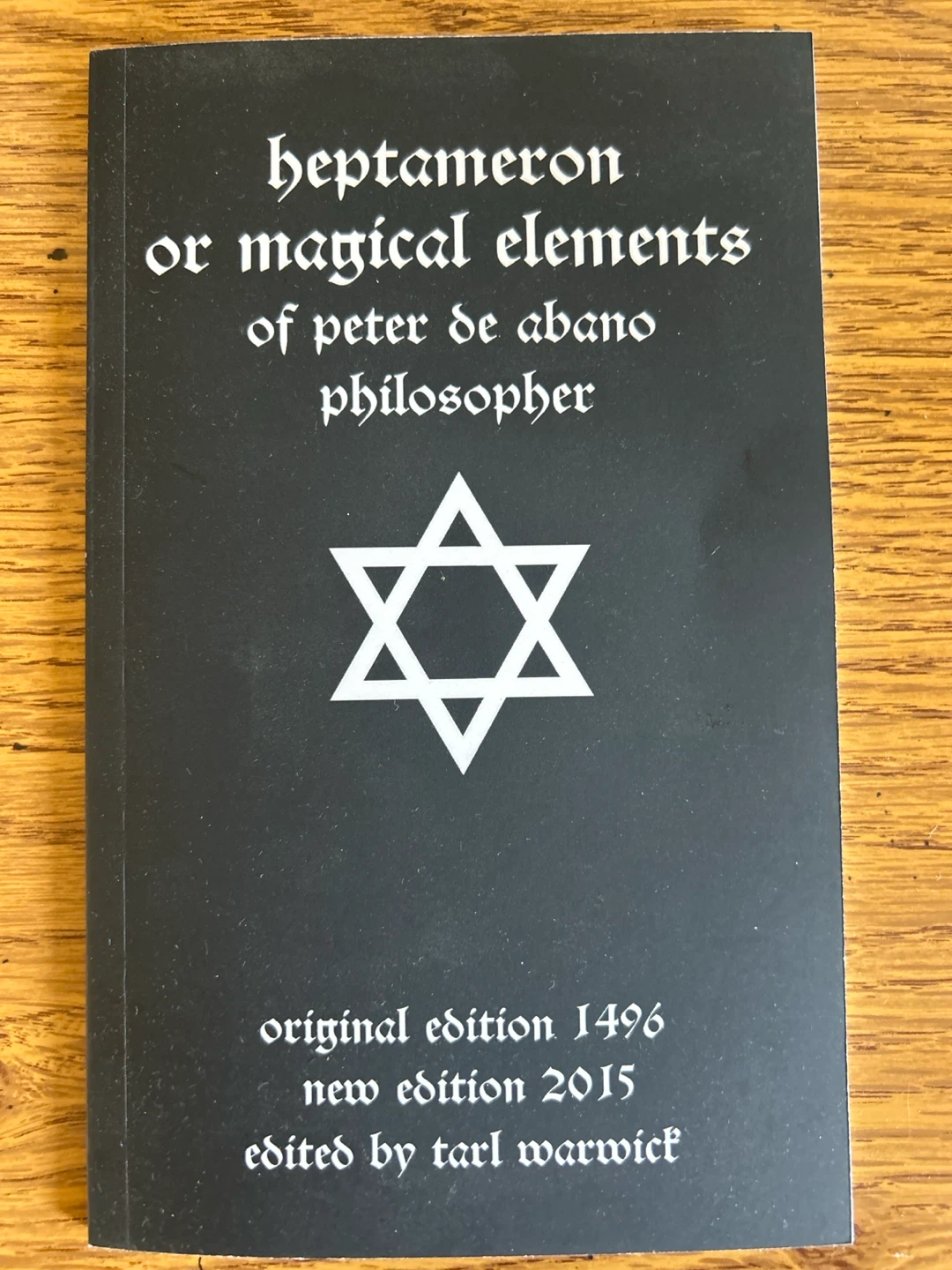 Heptameron Magical Elements