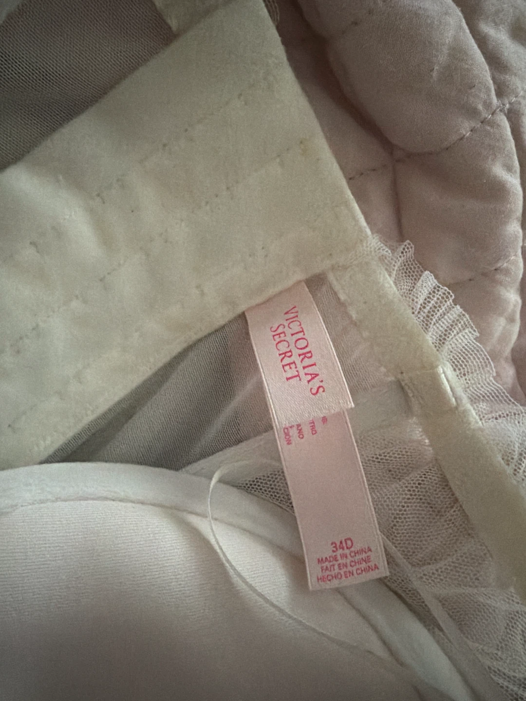 Victoria's Secret White Lace Corset Bra 34D - photo 2