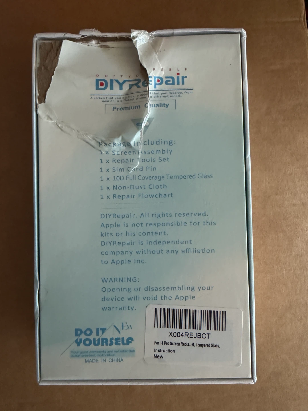 DIYRepair Screen Replacement Kit for iPhone 14 Pro - photo 2