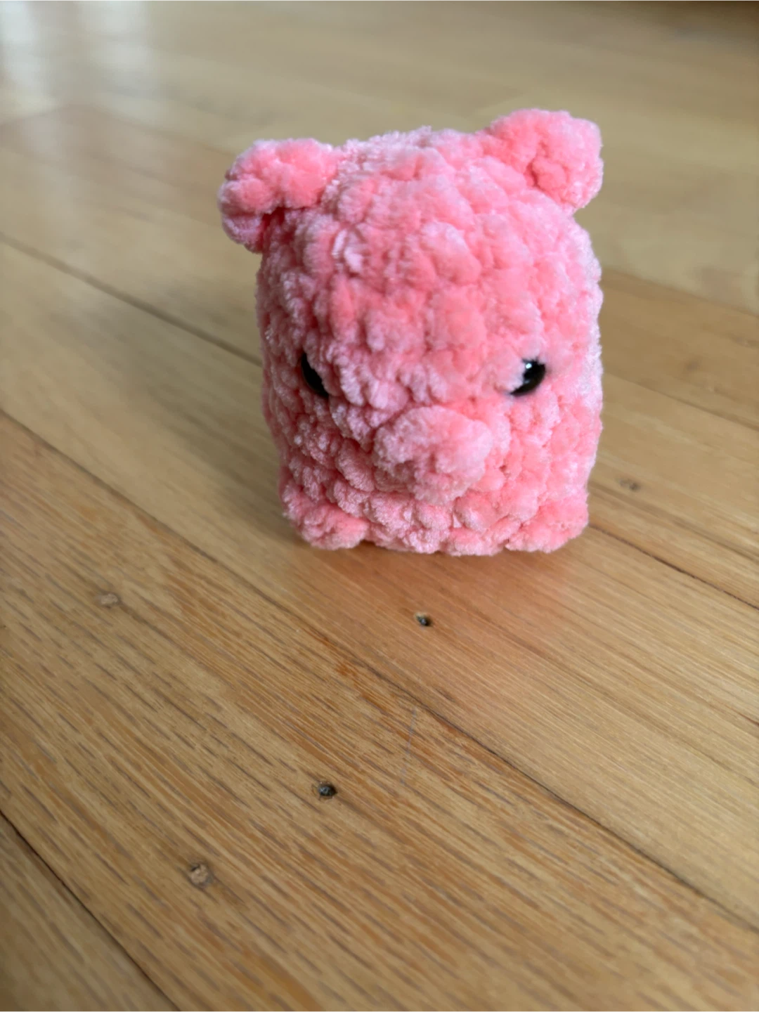 Pink Crocheted Pig Toy - photo 3