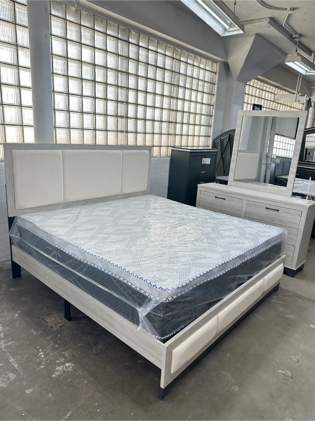 4 piece bedroom set bf mr dr ns