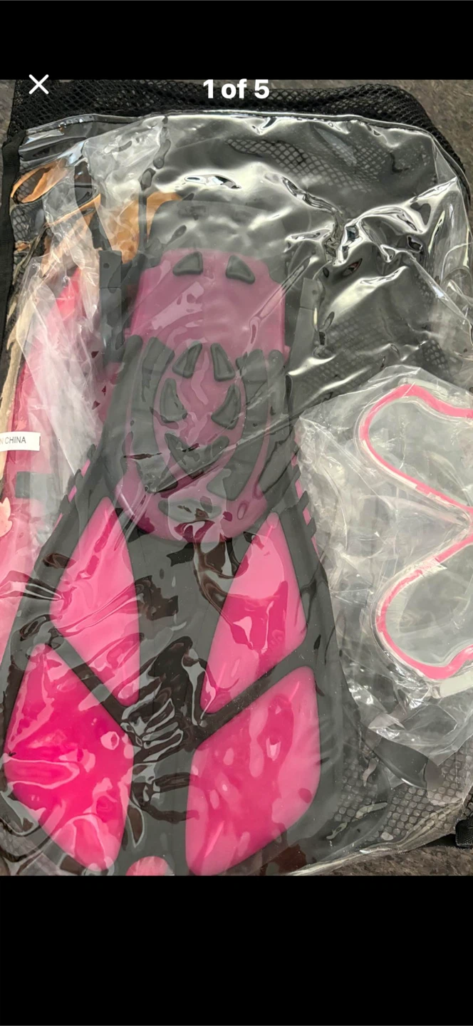 NEW Kids Pink or Blue Snorkel Kits