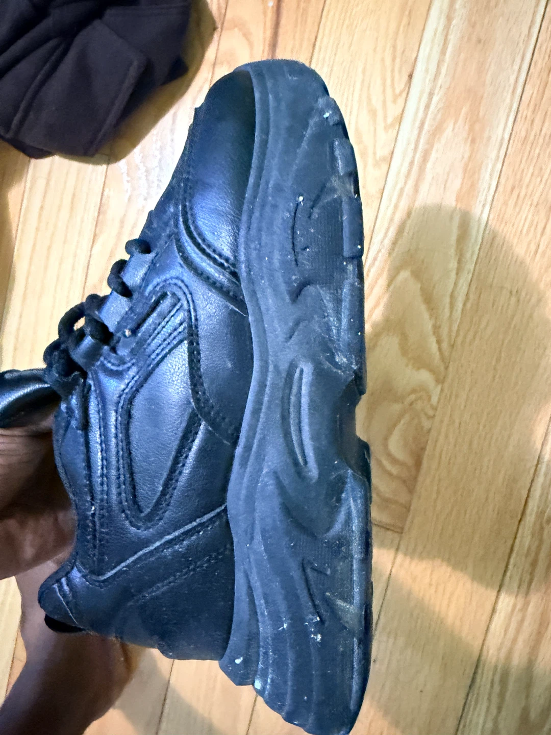 Black Chunky Sneakers