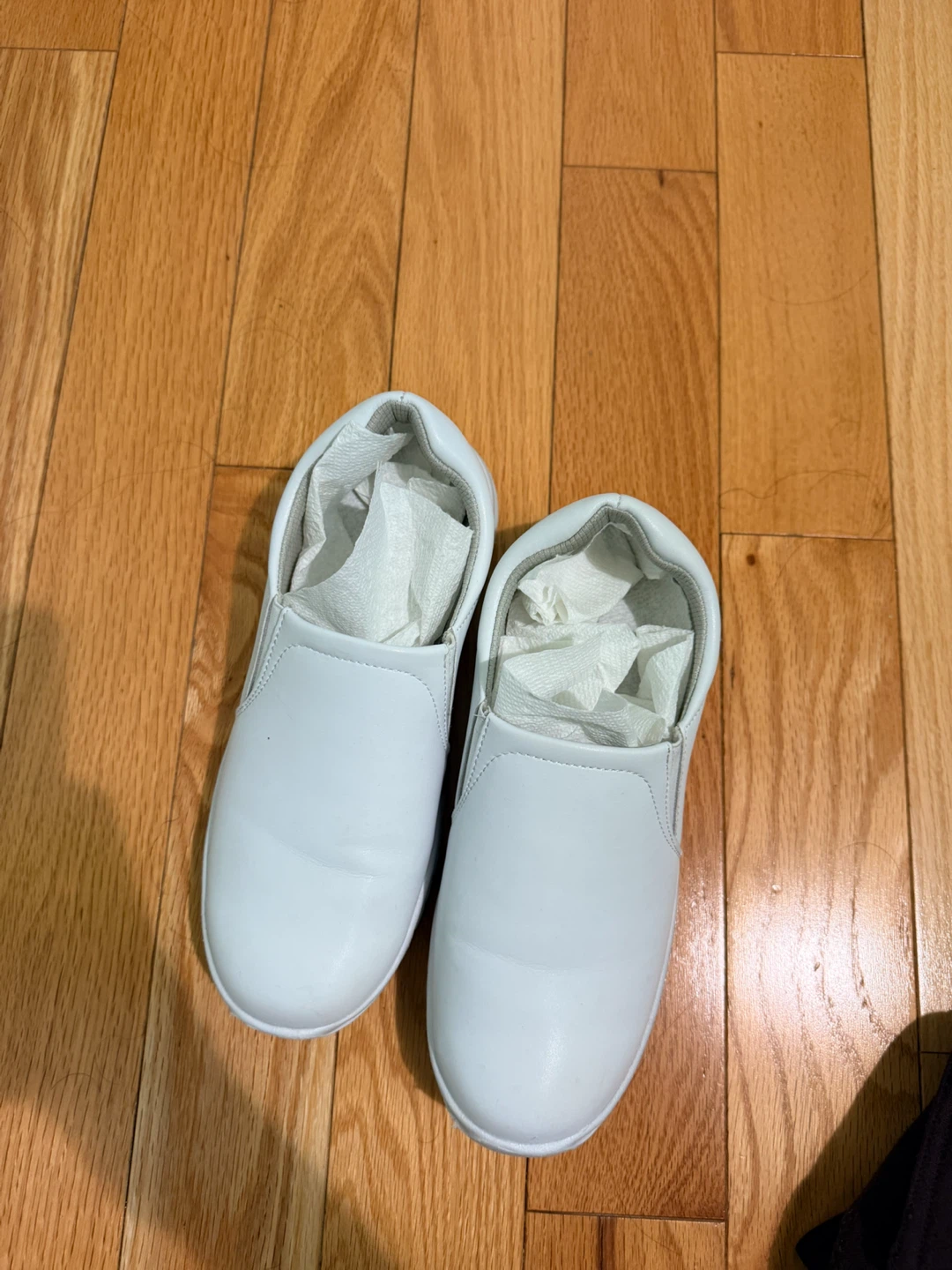 White Slip-On Shoes