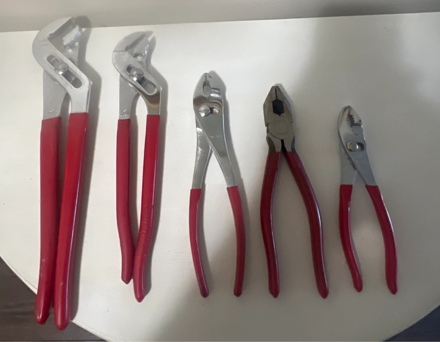 5 Pliers and Adjustable Wrenches Lot - Fuller