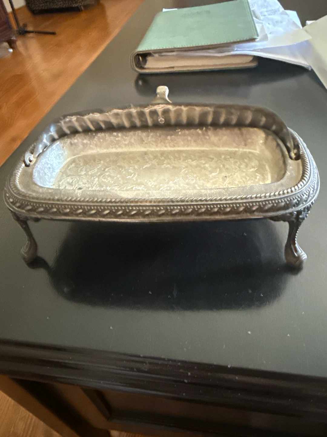 Vintage Silver-Plated Butter Dish - photo 2