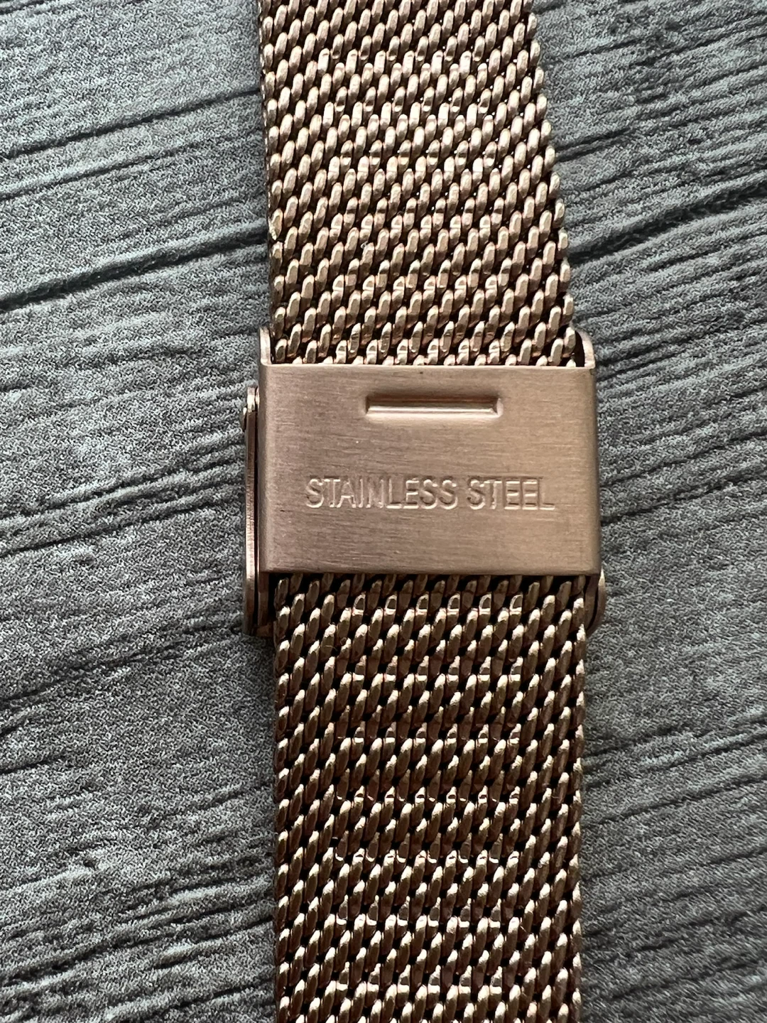 Poedagar Rose Gold Mesh Watch - photo 4