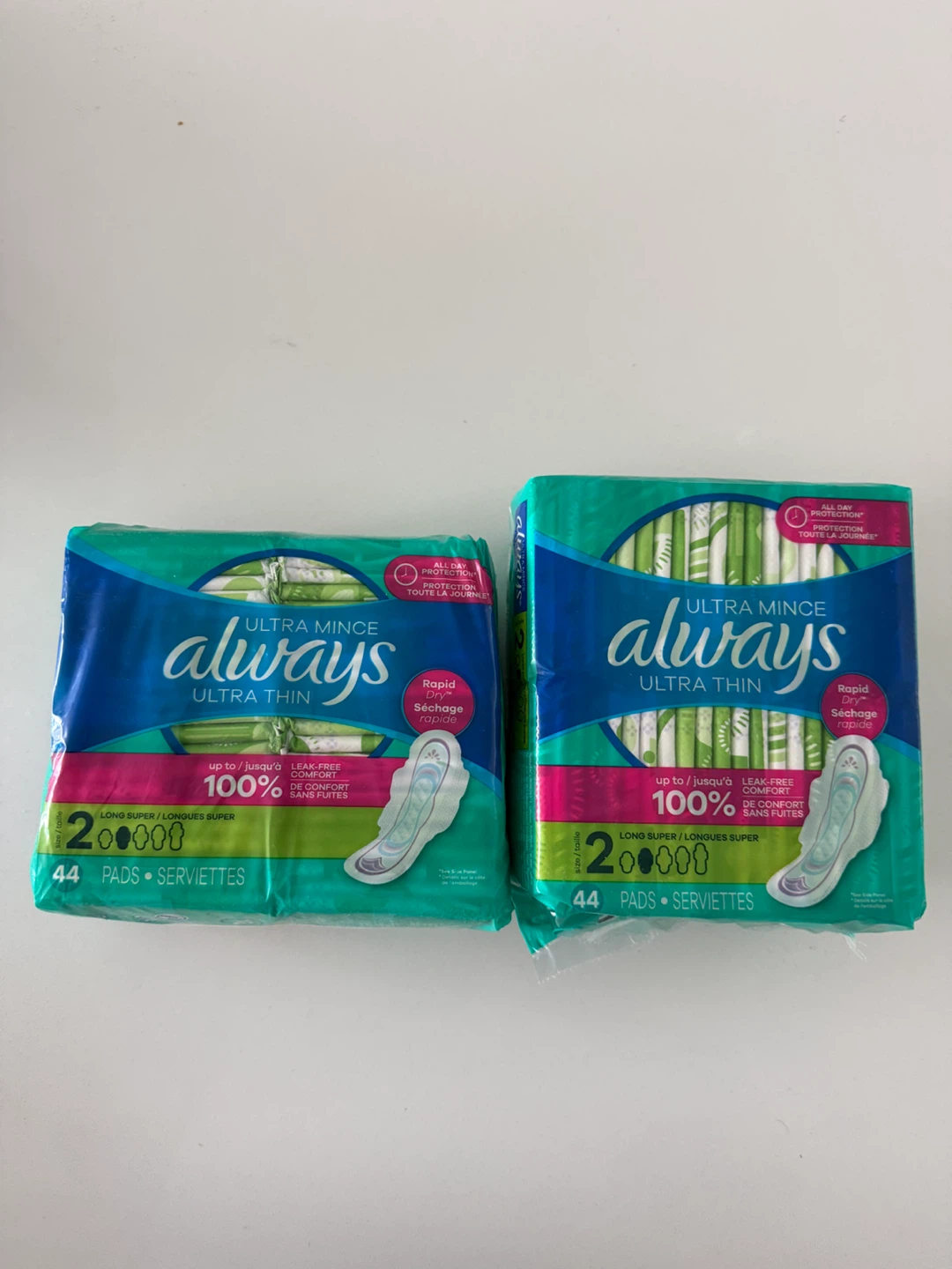 Always Ultra Thin Long Super Pads - 88 Pads - photo 2
