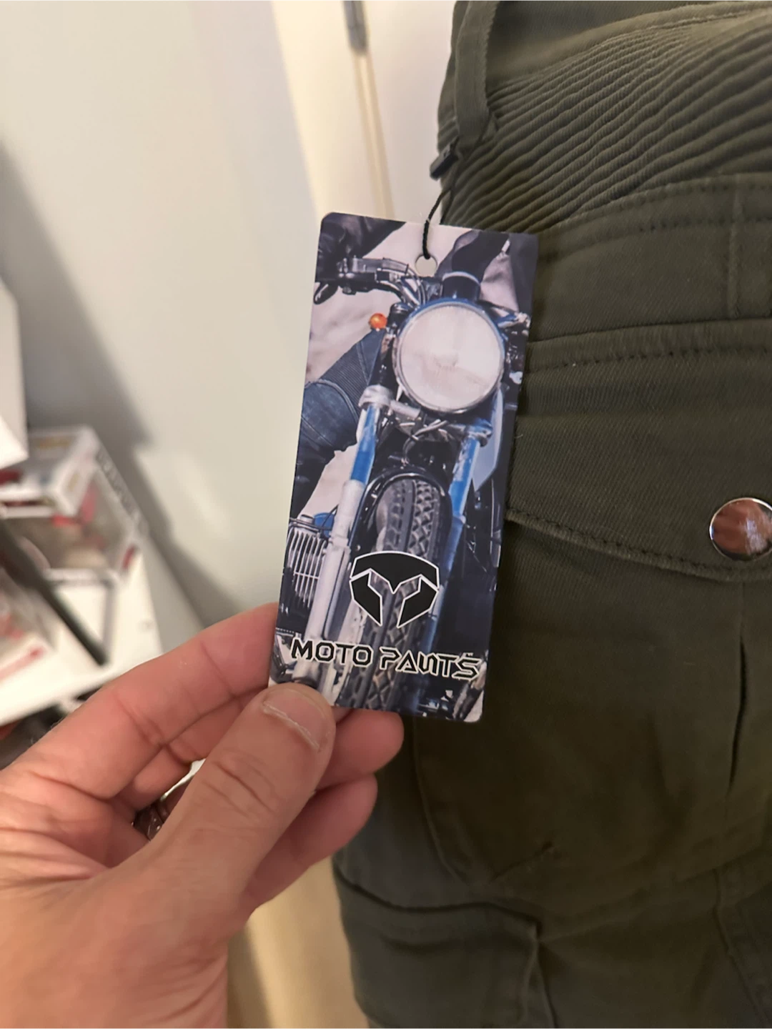 Moto Pants Cargo Pants - Olive XL/34 - photo 5