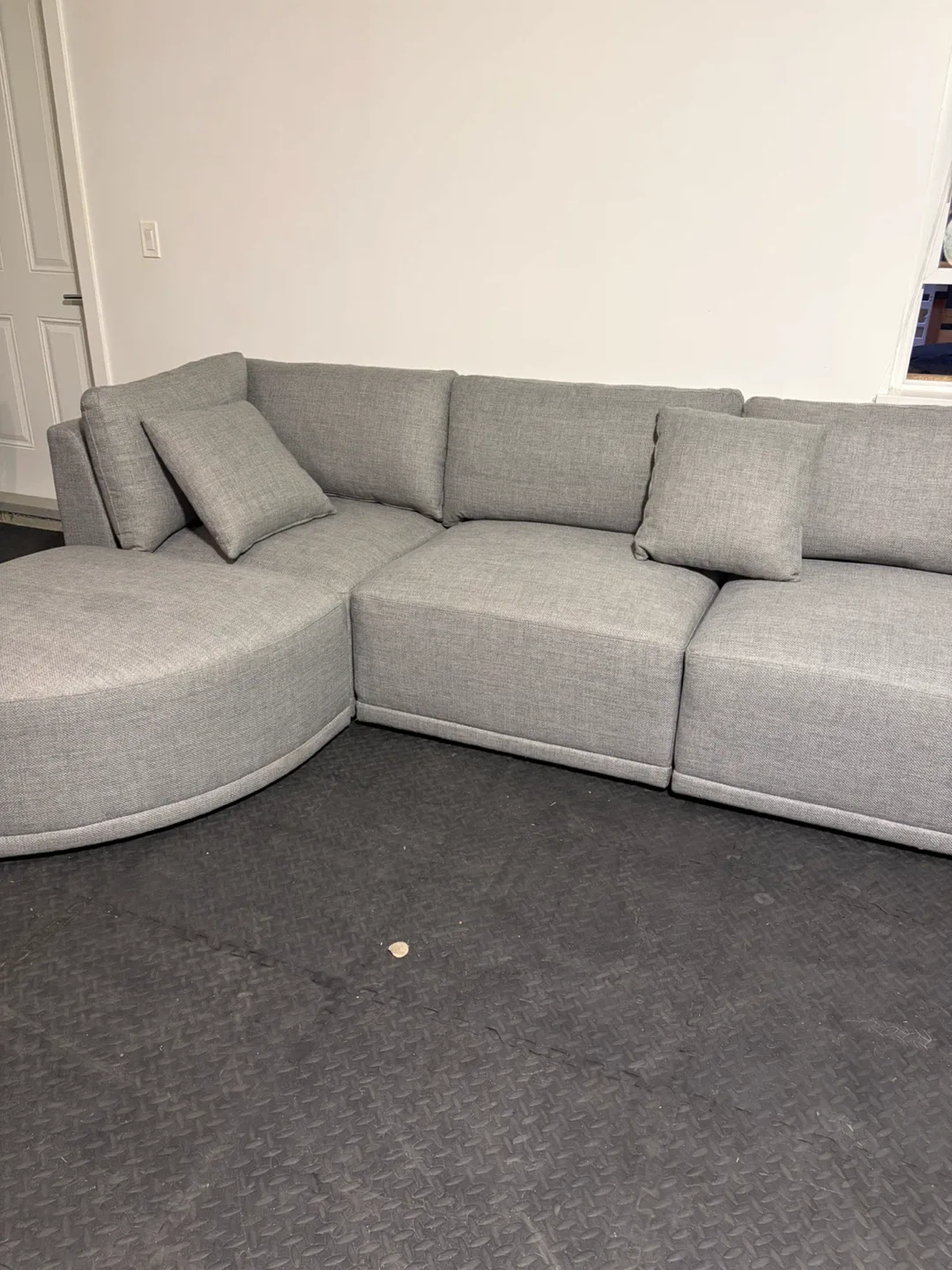 Grey Sectional Sofa - photo 3