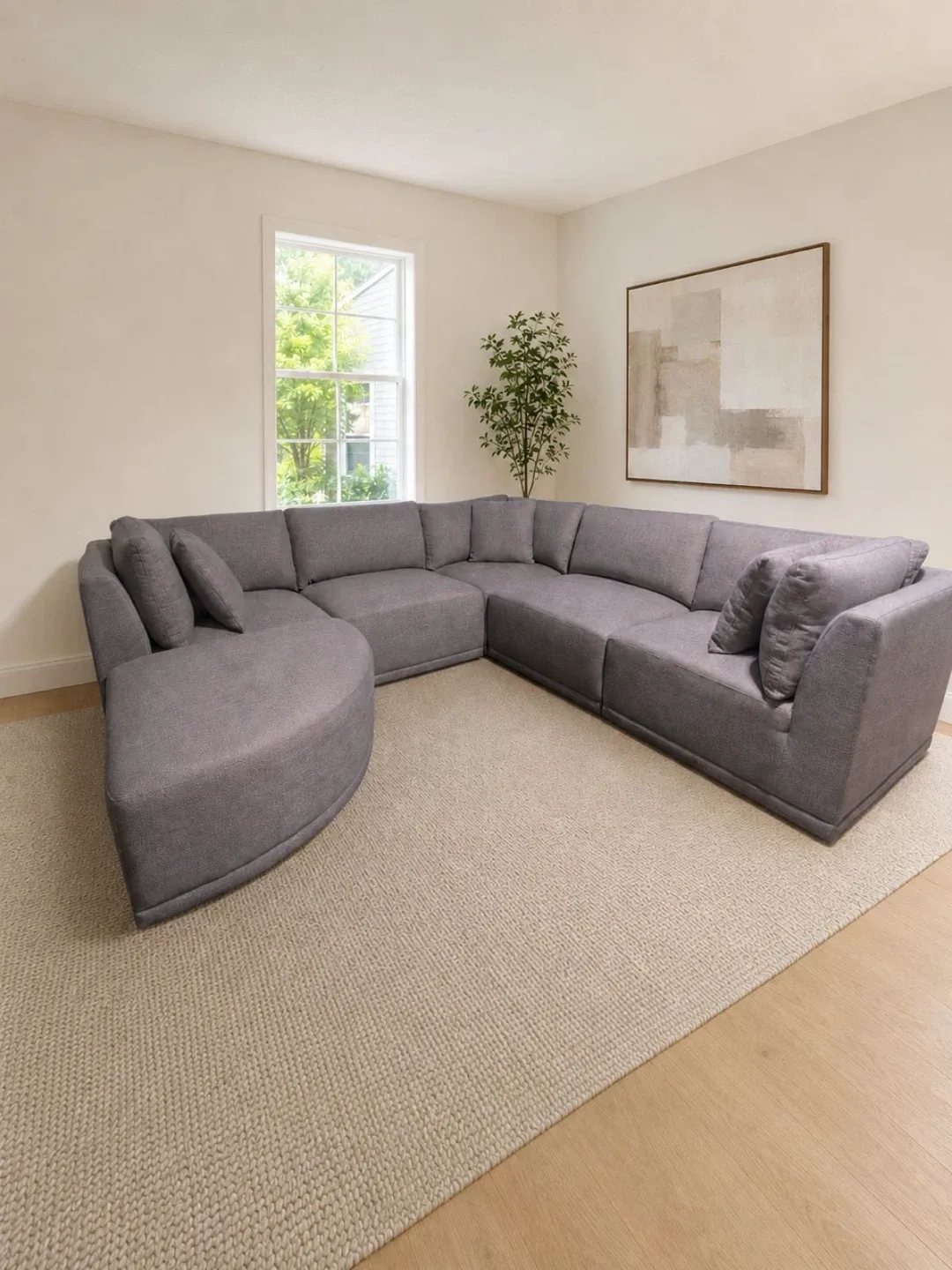 Grey Sectional Sofa - photo 5