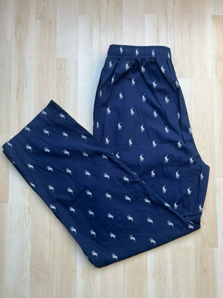Polo Ralph Lauren Men's Pajama Pants Navy Pony Logo