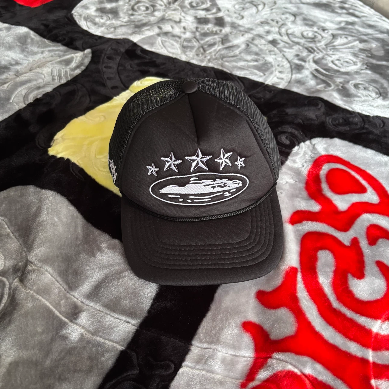 Black Corteiz Trucker Hat