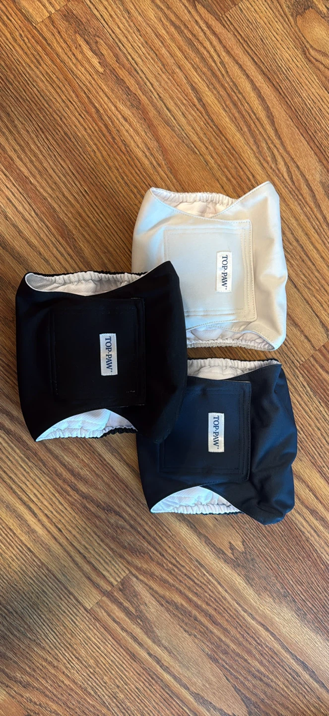 Top Paw Dog Diapers - Medium Male Belly Wraps