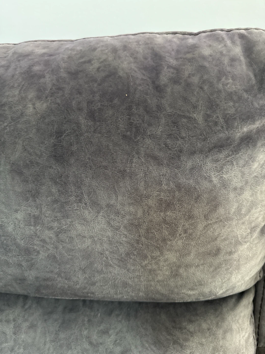 Grey suede couch - photo 3