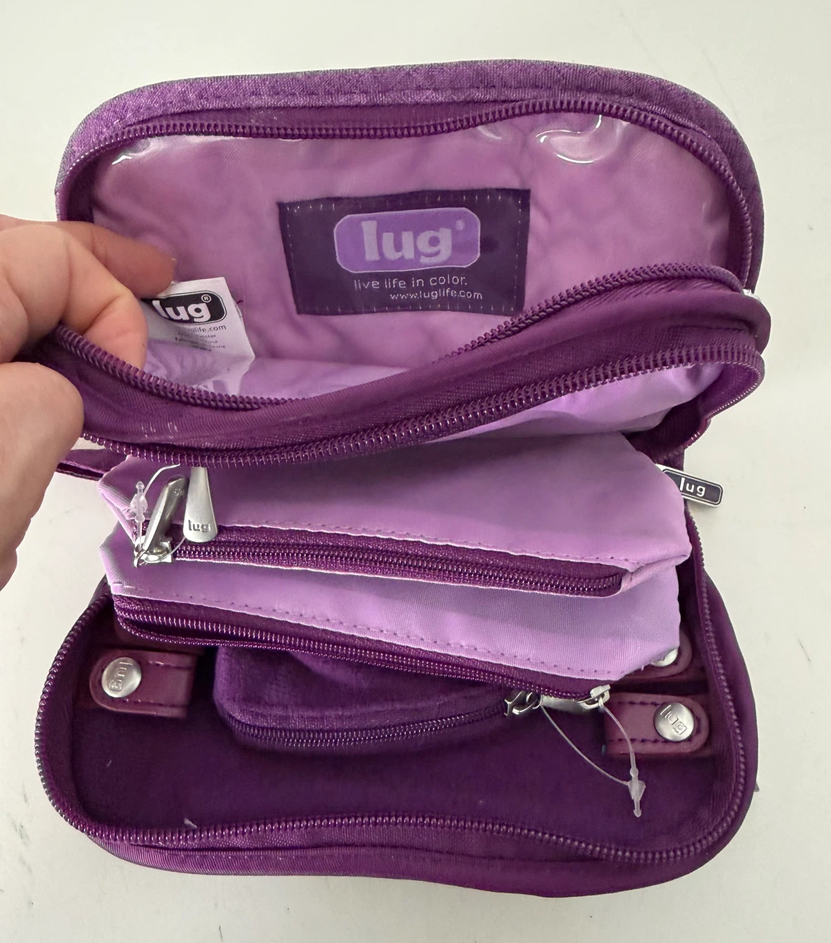 Lug Purple Quilted Cosmetic/Jewellery Travel Case - photo 4