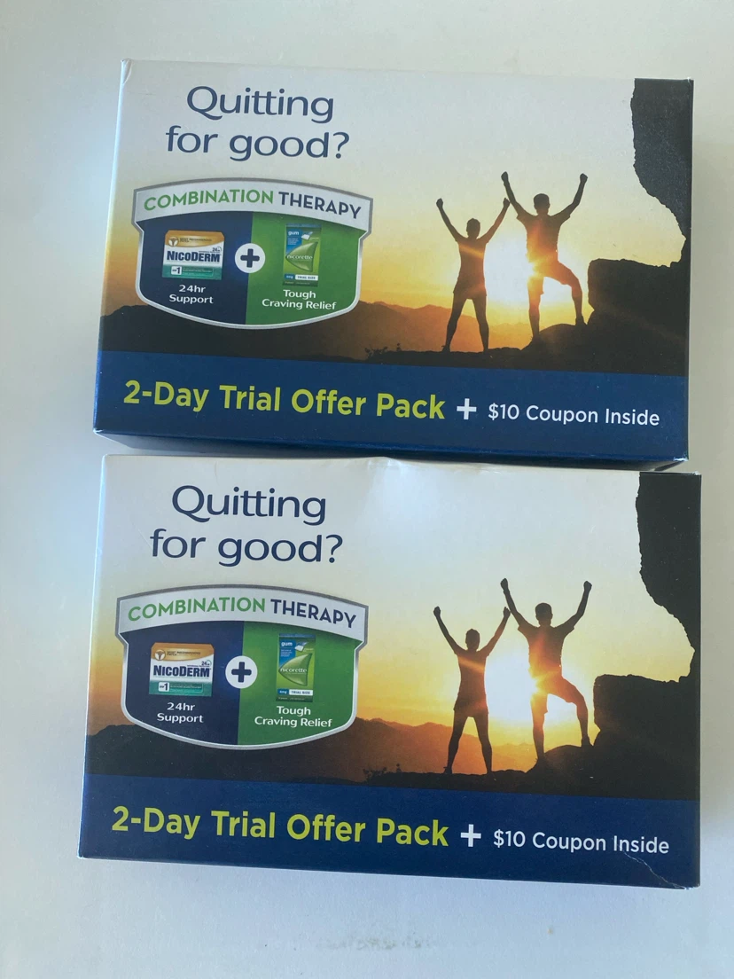 Nicoderm & Nicorette Combination Therapy 2-Day Trial Offer Pack