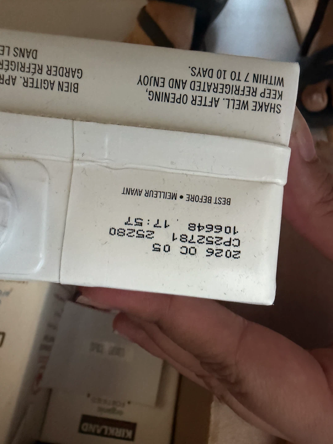Kirkland Organic Fortified Vanilla Almond Beverage - photo 3