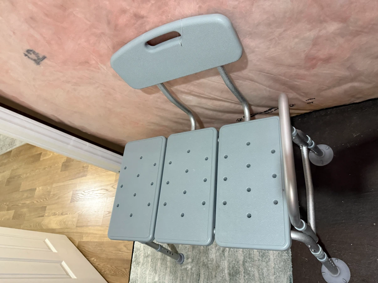 Shower Chair with Back - photo 2