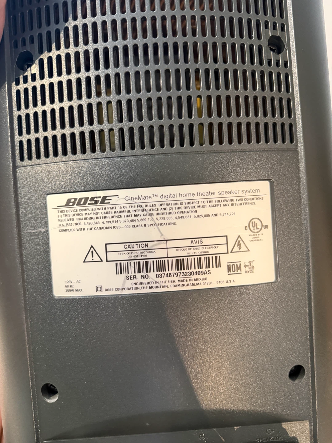 Bose CineMate Digital Home Theater Speaker System - photo 2