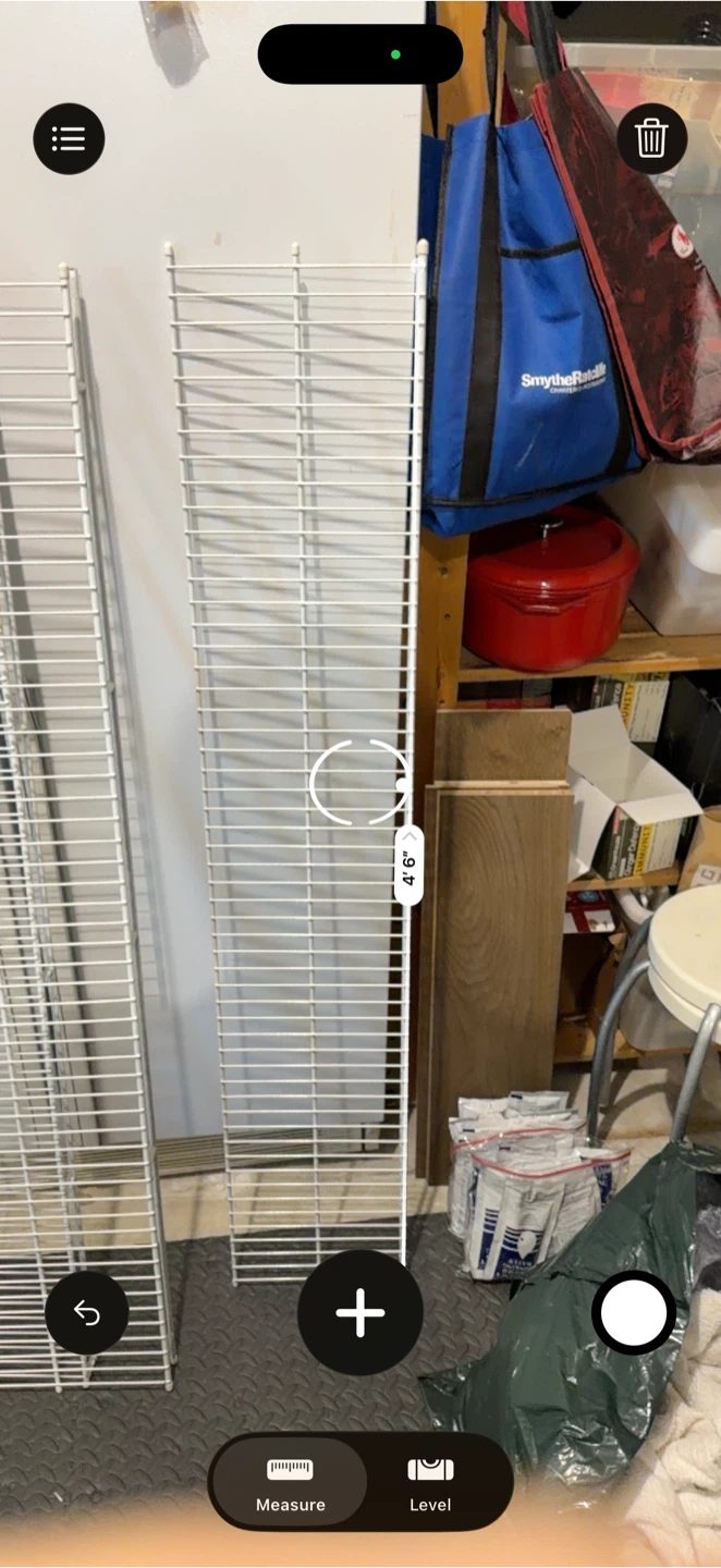 3 White Wire Grid Shelving Unit - photo 3