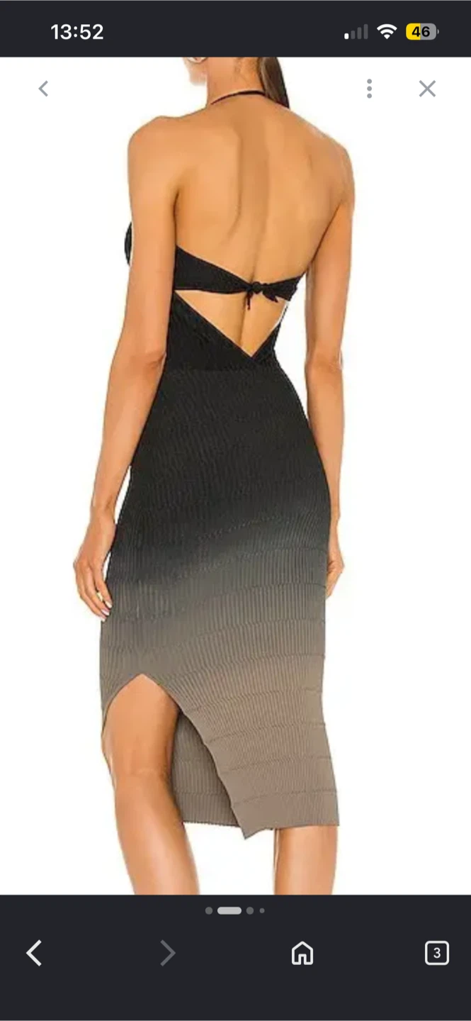 Off-White Knit Dress with Mask with tags - photo 2