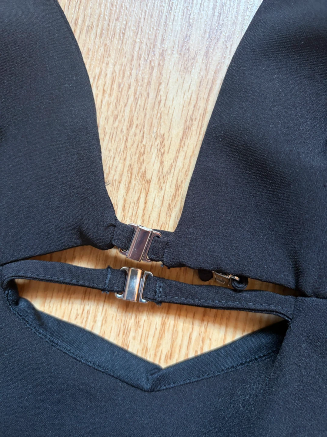 Zara Black Halter Mini Dress - size small - photo 2